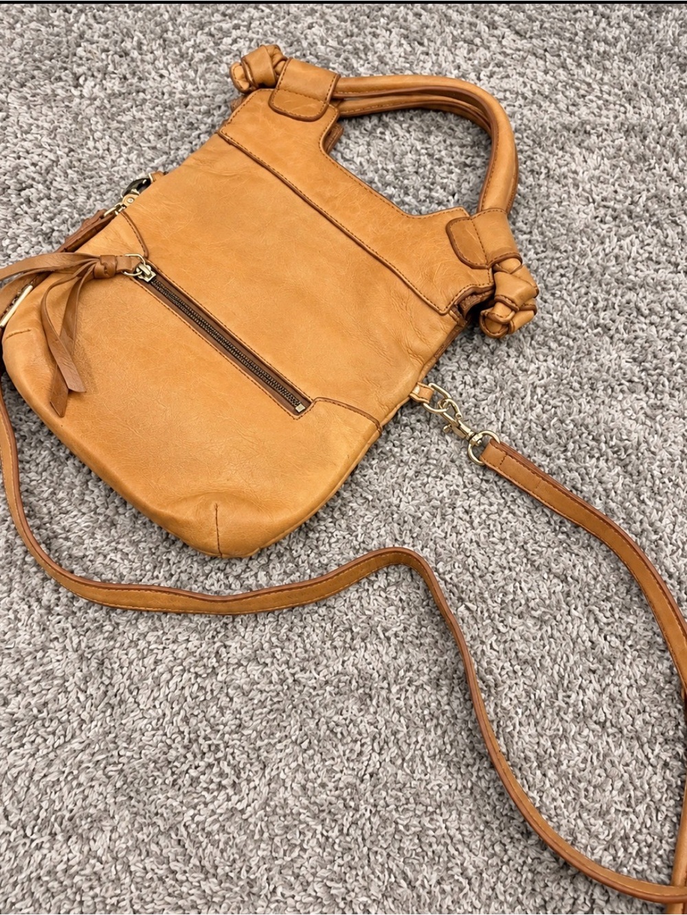 Stylish Tan Women’s Crossbody Handbag